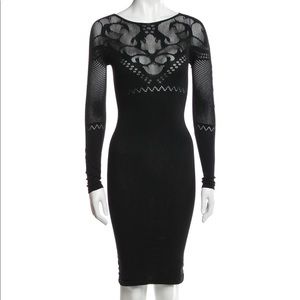 PINKO Bateau Neckline Mini Dress | Size S